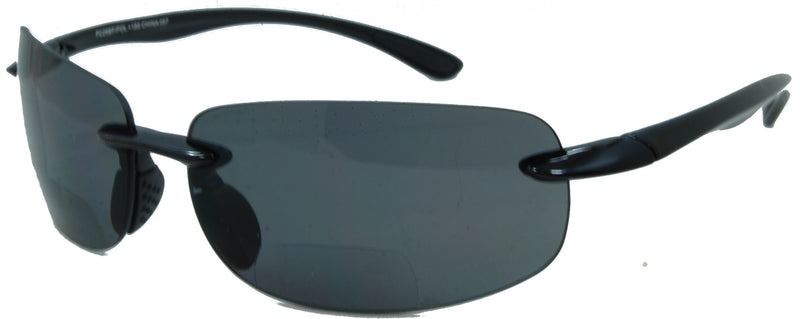 Lovin Mawi Wrap Polarized Nearly Invisible Line Bifocal Sunglasses – In  Style Eyes